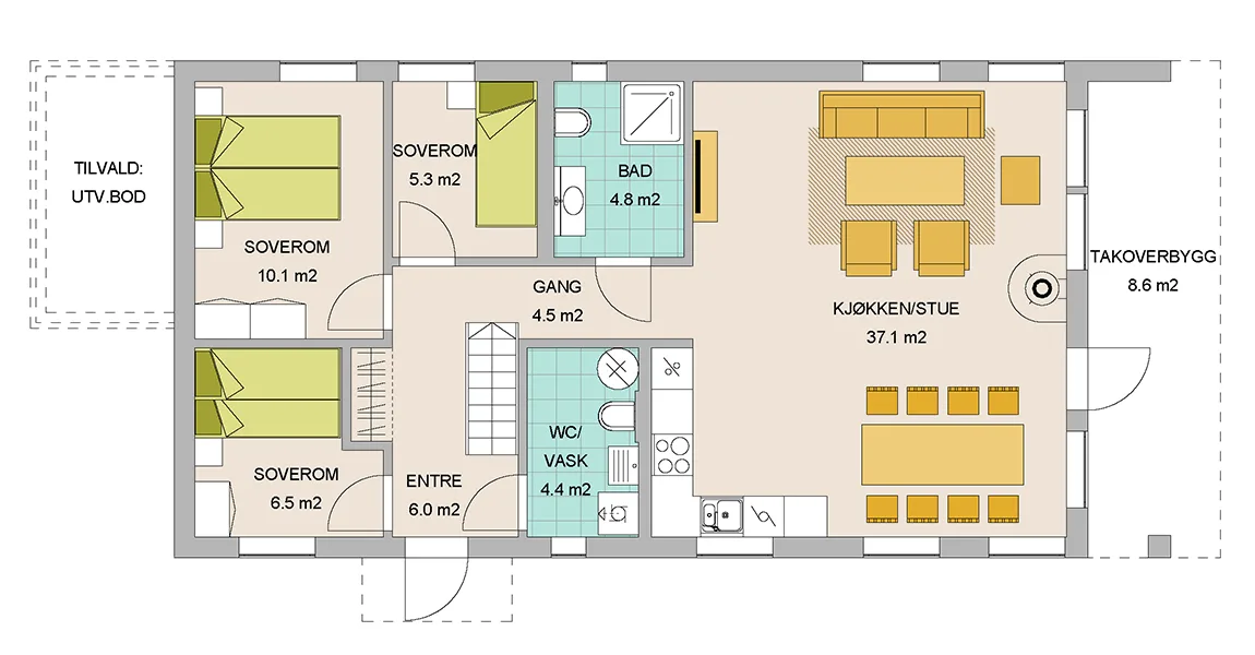 Fram 2 fra Blåne Hus og Hytter