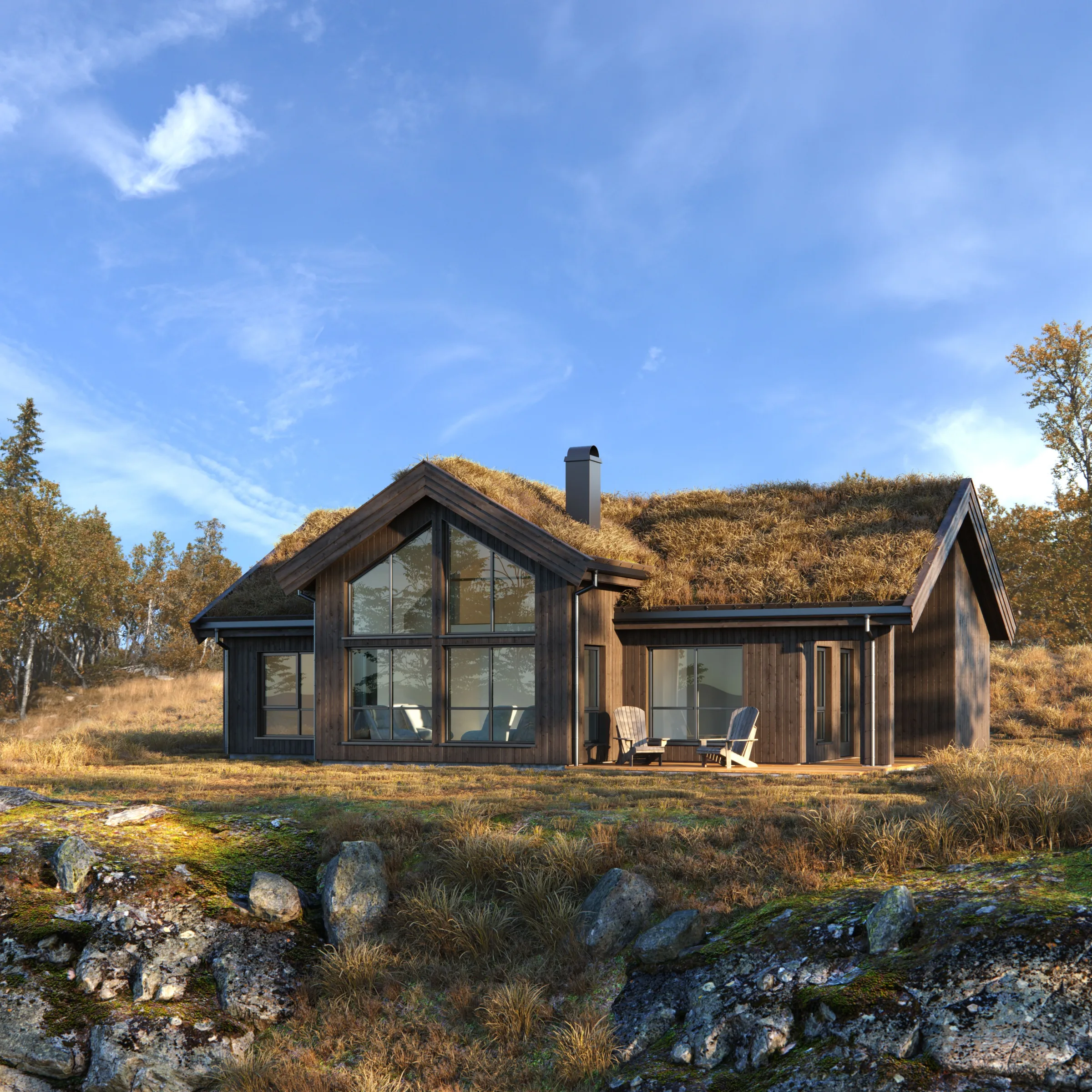 Istjern 92 Moderne Høy fra Blink Hus