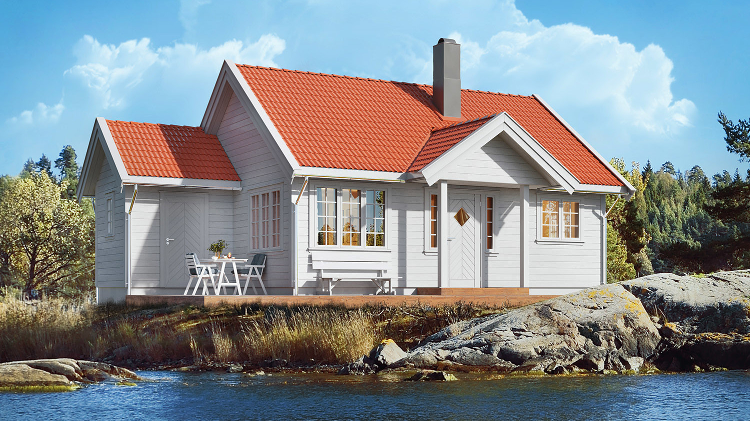 Modell 203 fra Eiken Hytter