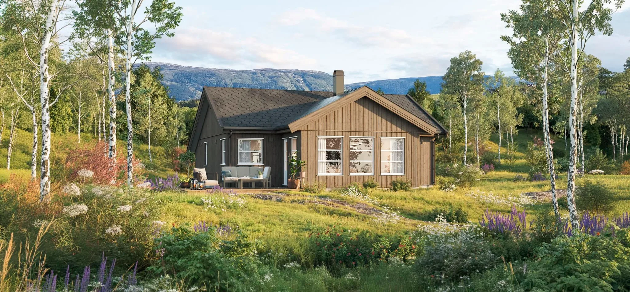 Rondablikk 85 ett plan fra Familiehytta