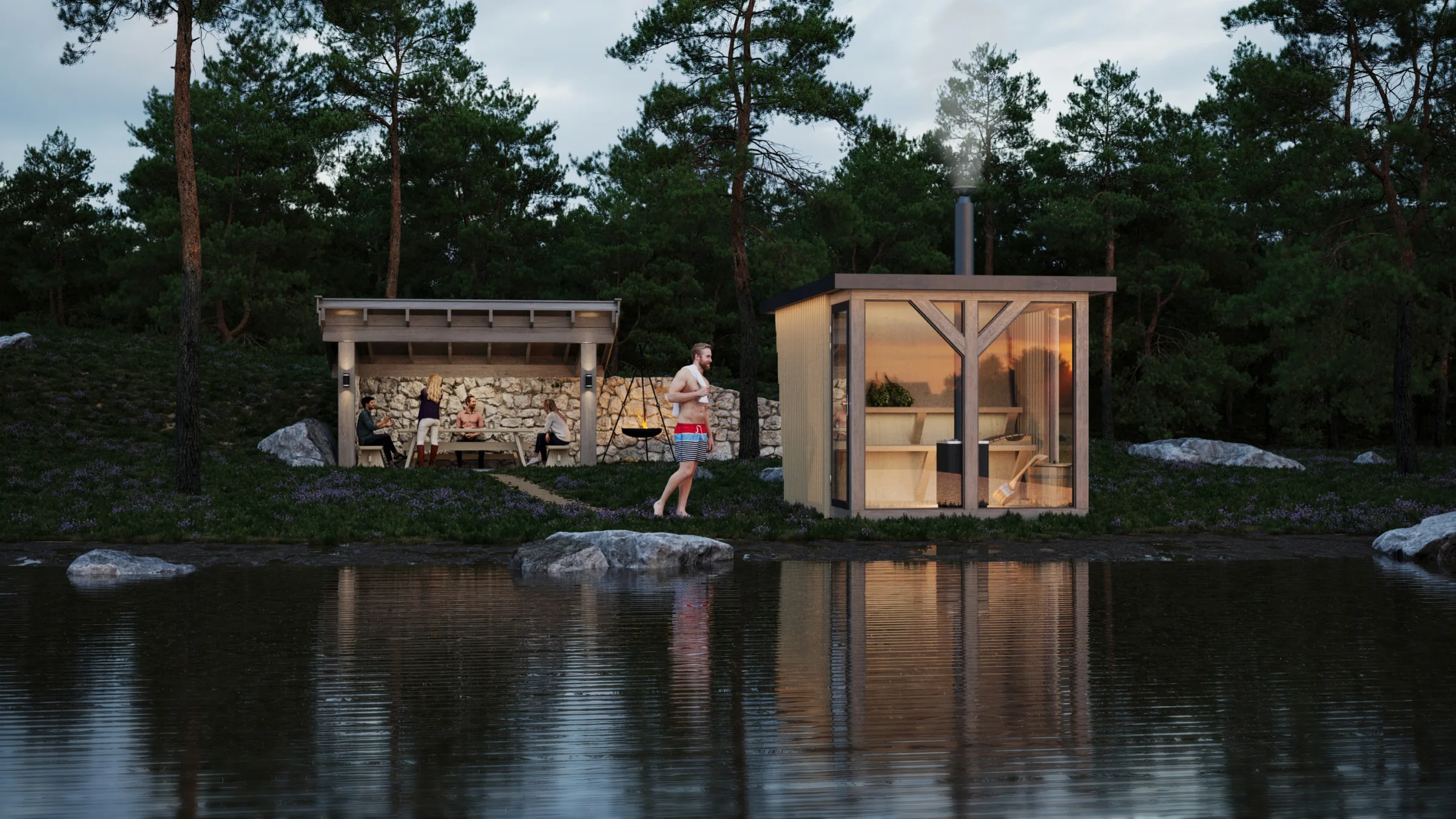 Sauna Pause fra Haukeli Hytter og Hus