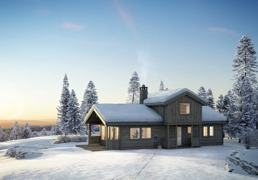 Snøkrystall fra Hellvik Hus