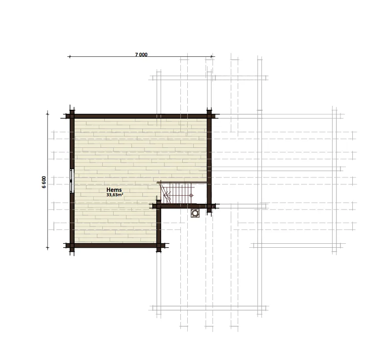 Plantegning LOFT — Latlaft Anna
