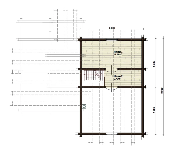 Plantegning LOFT — Latlaft Emilie