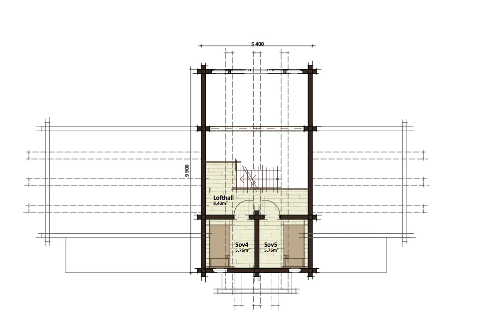 Plantegning LOFT — Latlaft Linda