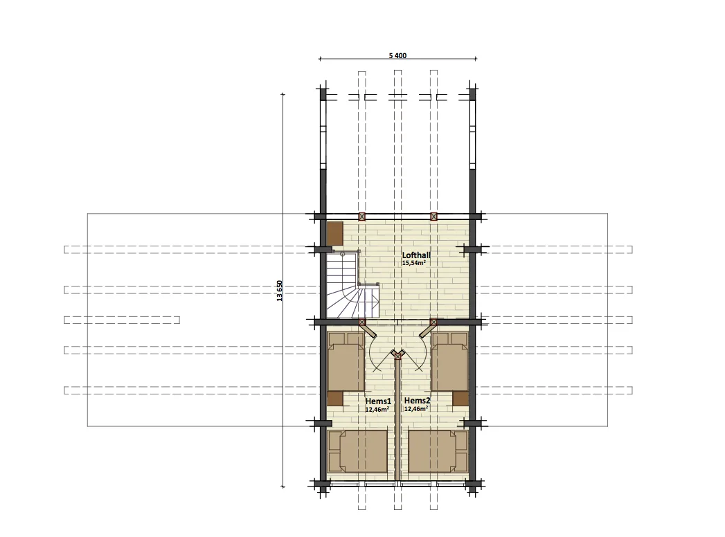 Plantegning LOFT — Latlaft Ulla - S
