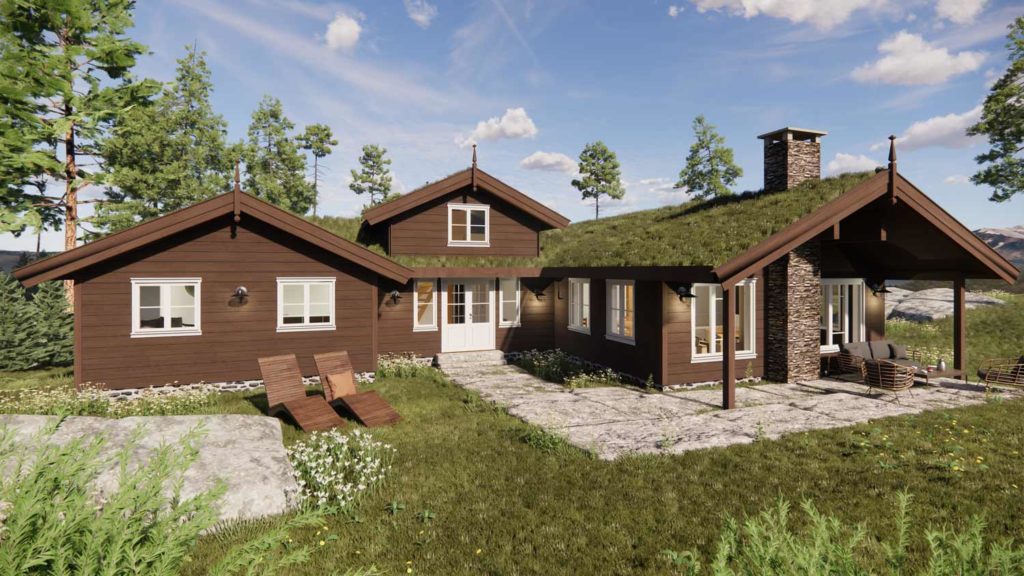 Solblom fra Lugn Hytter