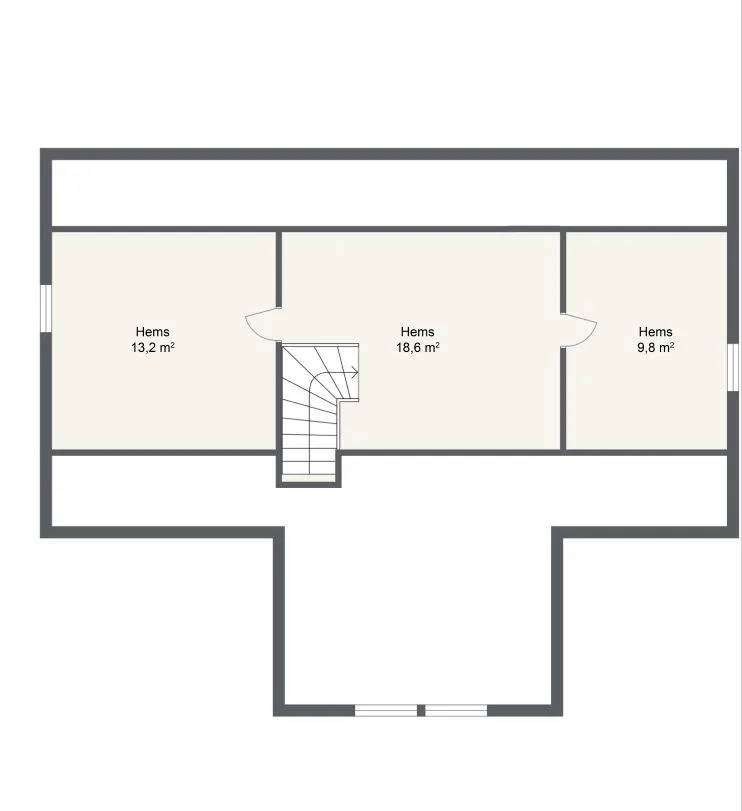 Plantegning 2. ETG — Mesterhus Bersagel