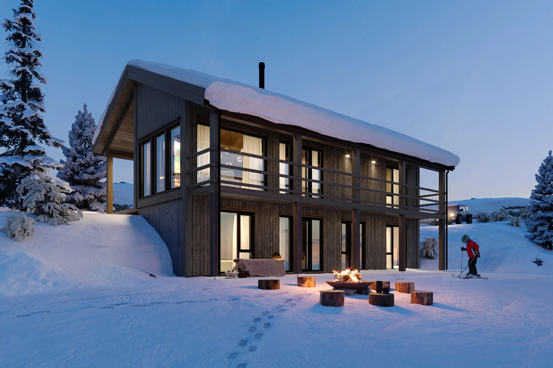 Svartevassåsen 139 fra Solhytten