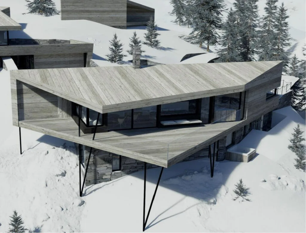 Arkitekttegnet hytte i 2 etasjer (Gaustablikk) fra Tyrihanshytter