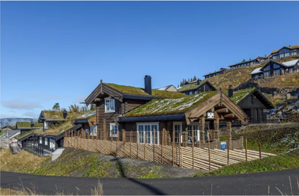 Tømmerhytte på Hafjell fra Tyrihanshytter
